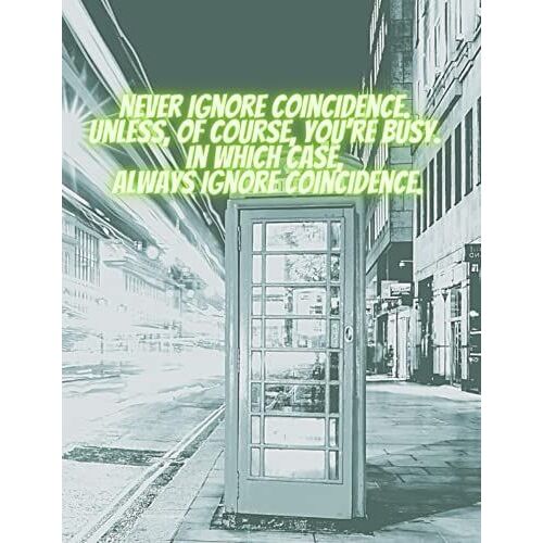 Coincidence Sketchbook: 100 Page Book With 8.5 X 11 Size Blank Pages For Drawing, Doodling, Sketching Or Manifestos