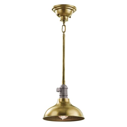 Elstead Cobson - Mini Suspension Plafonnier À 1 Ampoule En Laiton, E27