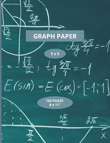 Graph Paper Notebook 8.5 X 11: Large Grid Paper Notebook/Journal | Squared Graphing Paper For Composition, Drawing, Sketching, Plotting, Design & ... Science, & Engineering. (Graph Paper -Series)