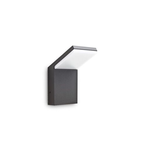 Ideal Lux Style - Applique Murale D'extérieur Led Intégrée 1 Lumière Anthracite 3000k Ip54