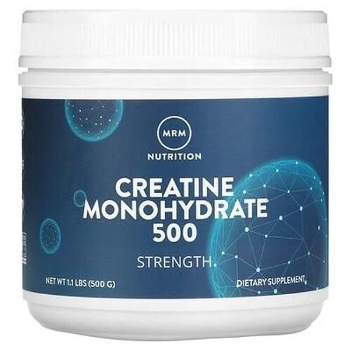 Mrm Nutrition, Créatine Monohydrate 500, Force, 500 G 