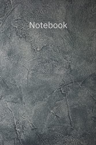 Notebook: Black And Gray Textured Cover Notebook