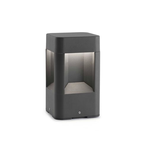 Faro Naya - Piédestal Extérieur À Led Gris Foncé Clair Ip54