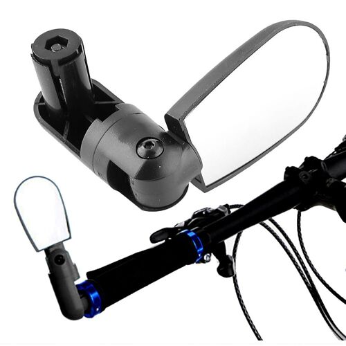 Guidon De Vélo Rotatif Universel, Rétroviseur À Grand Angle, Haute Définition, Grands Angles De Vision, Réglable À Tous Les Angles