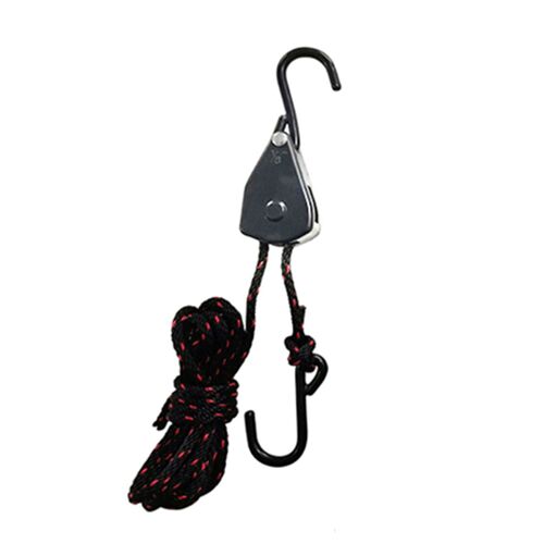 Corde de suspension pour extérieur, Clip de levage multifonctionnel réglable, tente légère, Camping, poulie, crochet Portable