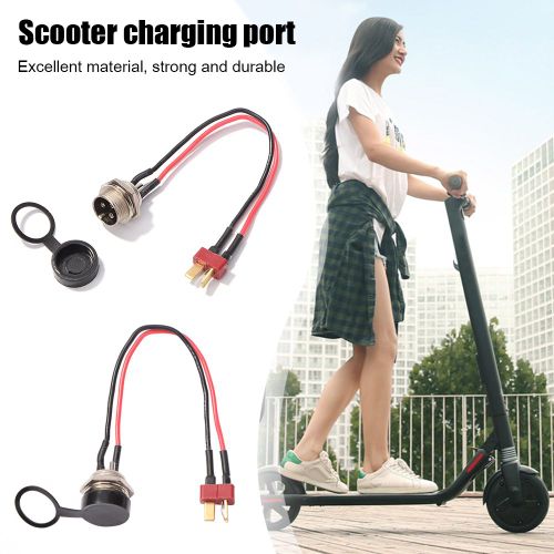 Interface De Chargement De Scooter Électrique, Câble D'alimentation, Prise De Port De Charge Pour Kugoo M4 Pro, Accessoires De Scooter Électrique