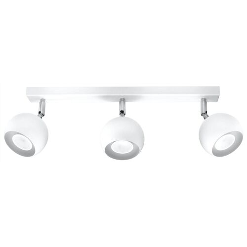 Sollux Oculare - Barre De Projecteur À 3 Lumières Blanc, Gu10
