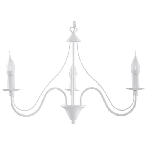 Sollux Minerwa - Lustre À 3 Bras Multiples Blanc, E14