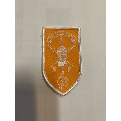 Écusson Blason Jaune F F E - Fédération Française D’Escrime