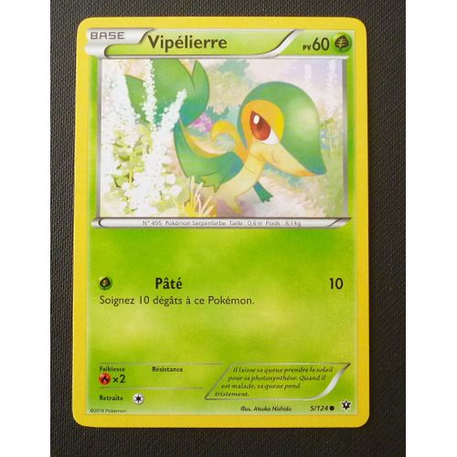 Vipélierre 5/124 Et Lianaja 6/124 - Pokemon Xy10 Impact Des Destins 