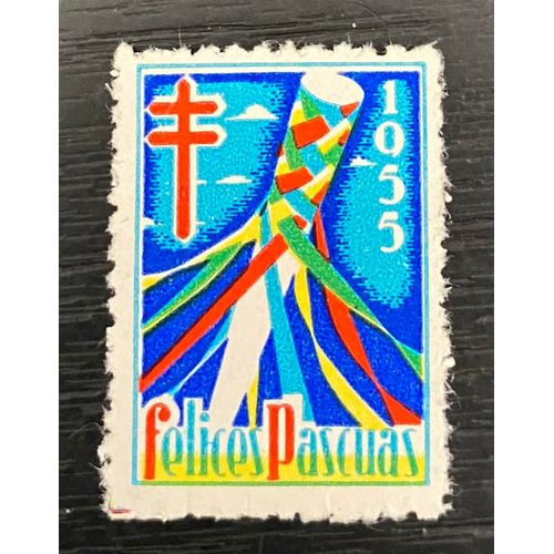 Vignette Vénézuela 1955 Felices Pascuas