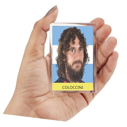 Magnet Frigo : Joueur De Foot Fabricio Coloccini Ref : 2806