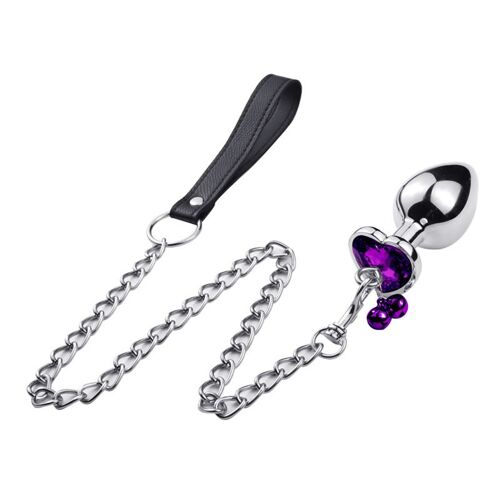 Jobell-Plug Anal En Métal Pour Femme, Perles En Cristal, Extenseur D'anus, Jouets Sexuels Pour Gay, Nouvelle Traction, 7.0 Perles, Bsie M