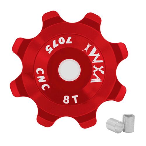 Dérailleur Arrière En Céramique Pour Vtt, 8t, Roulement De Poulie En Aluminium Cnc, Roue De Guidage Pour Bicyclette