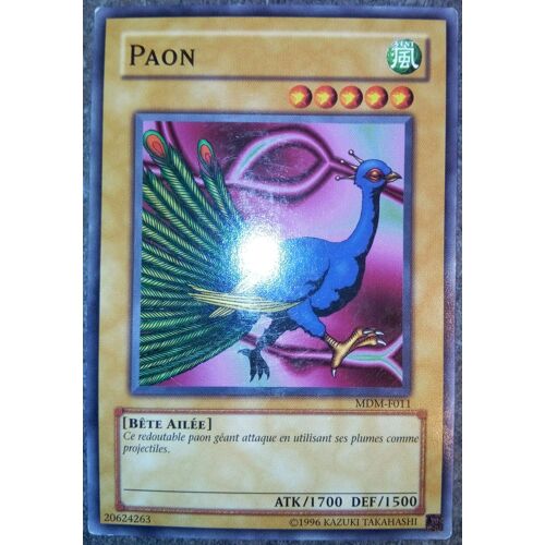 Carte Yu-Gi-Oh - Paon - Mdm-F011 Commune
