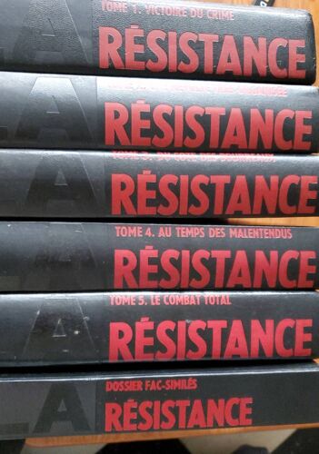 La Résistance Par Alain Guérin, En 5 Tomes Avec Le Dossier Fac-Similés