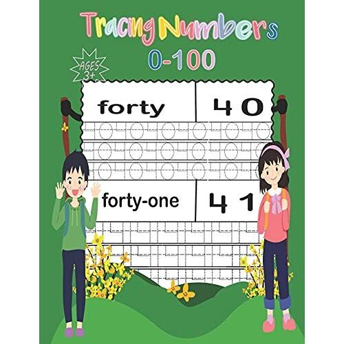 Tracing Numbers 0-100: A Tracing Book On Numbers For Preschool Chidlden Age 3 To 5