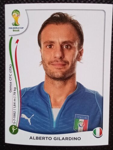 Coupe Du Monde Brasil 2014 - Image Panini - Italie N°333 Alberto Gilardino