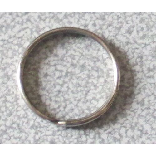 Anneau Métallique Argenté Pour Y Insérer Un Porte-Clés - Diamètre 2.5cm 