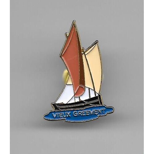 Pins Bateau Vieux Grément / Signé Fraisse