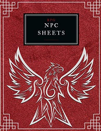 Npc Character Sheet Journal: Create, Record, And Keep Track Of Your Created Npc's With This Npc Character Book
