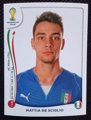 Coupe Du Monde Brasil 2014 - Image Panini - Italie N°324 Mattia De Sciglio