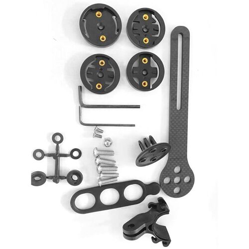 Support En Fiber De Carbone Pour Ordinateur De Vélo, Montage Frontal Pour Vtt, Pour Garmin Cateye Bryton Igpsport Blackbird