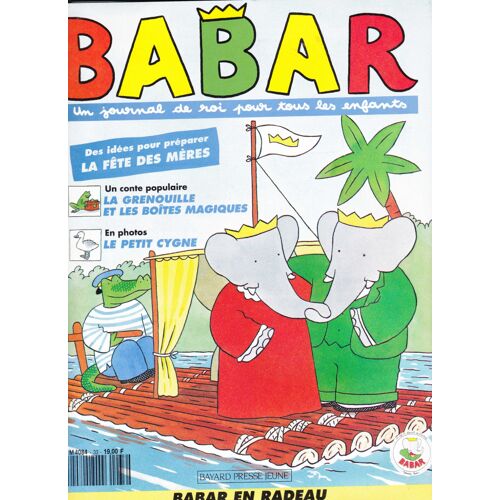Babar ,N°33 , Babar En Radeau , Mai 1994