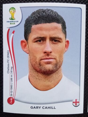 Coupe Du Monde Brasil 2014 - Image Panini - Angleterre N°303 Gary Cahill