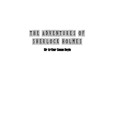 The Adventures Of Sherlock Holmes