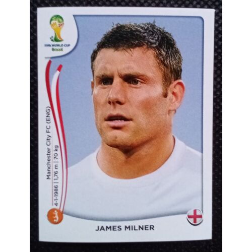 Coupe Du Monde Brasil 2014 - Image Panini - Angleterre N°311 James Milner
