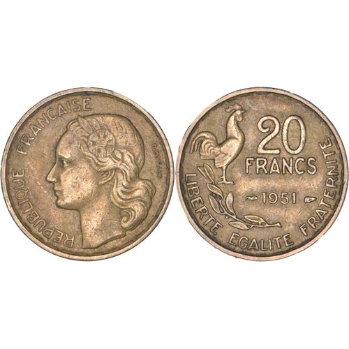 France - 1951 - 20 Francs Guiraud - 02-022