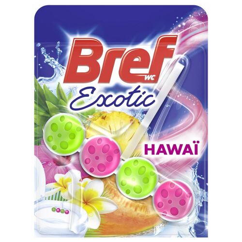 Bref WC Bloc WC 50g Power Activ+ Hawaï ¿ Produit Nettoyant Détartrant toilettes