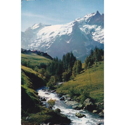 Carte Postale Ancienne : Le Massif De L'oisans,La Meije Depuis Le Chazelet