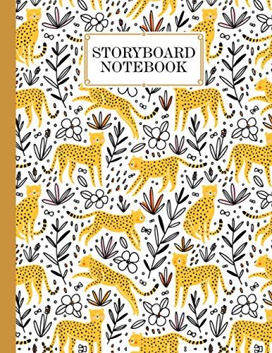 Storyboard Notebook: Leopard Storyboard Notebook, Cinema Notebooks For Cinema Artists | 120 Pages With Size 8.5" X 11" By Daniel Lloyd