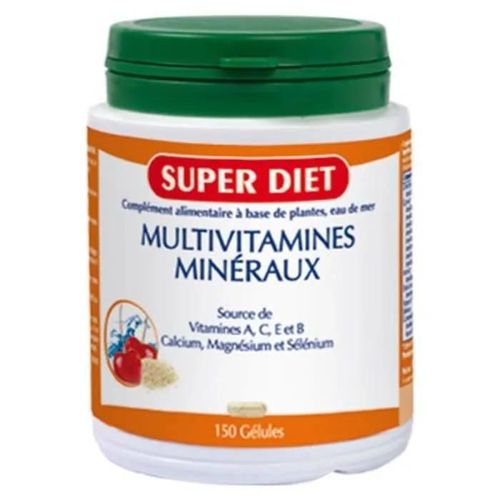 Super Diet Multivitamines Minéraux 150 Gélules 