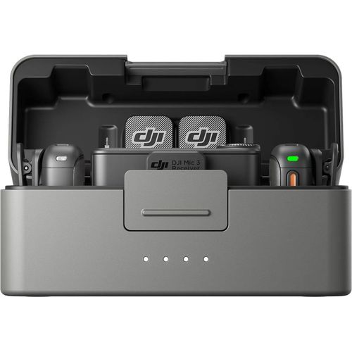 Kit micro sans fil - DJI - Mic 3 - 2 émetteurs (TX) - 1 récepteur (RX) - Recharge rapide