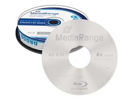 MediaRange - 10 x BD-R DL - 50 Go 6x - spindle