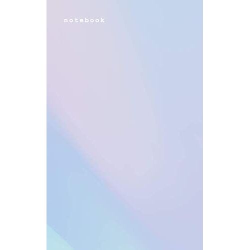 Notebook: Holographic - Lavender Dust - Small 5 X 8 - Designed By Blanche Studio