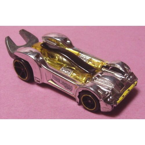 Hotwheels / Mattel Inc. 2009 - Toolgan Chrome , Noir  Et Jaune  - B38-Hot Wheels