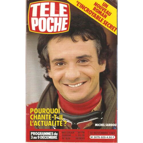 Télé Poche 929 Michel Sardou