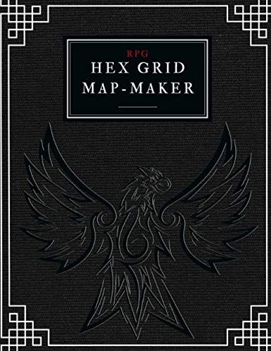 Rpg Hex Grid Map-Maker (Small): 200 Pages Of Hex-Grid Map Paper To Build Your World And Dnd Hex Battle Map