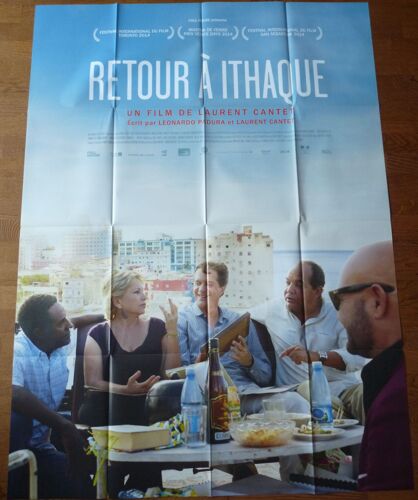 Retour À Ithaque De  Laurent Cantet Avec Isabel Santos, Jorge Perugorria - Affiche Originale De Film Format 120 X 160 Cmr