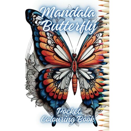 Mandala Butterfly: Pocket Colouring Book (Pocket Colouring Series)