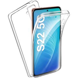 Coque Galaxy s22 Intégrale 360 Transparente Recto Verso Tpu Antichocs