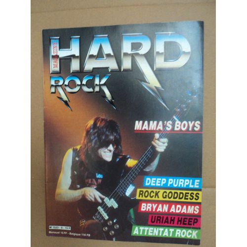 Hard Rock Magazine No 9 Mai 1985 (Complet ) Mama's Boys / Deep Purple Etc....