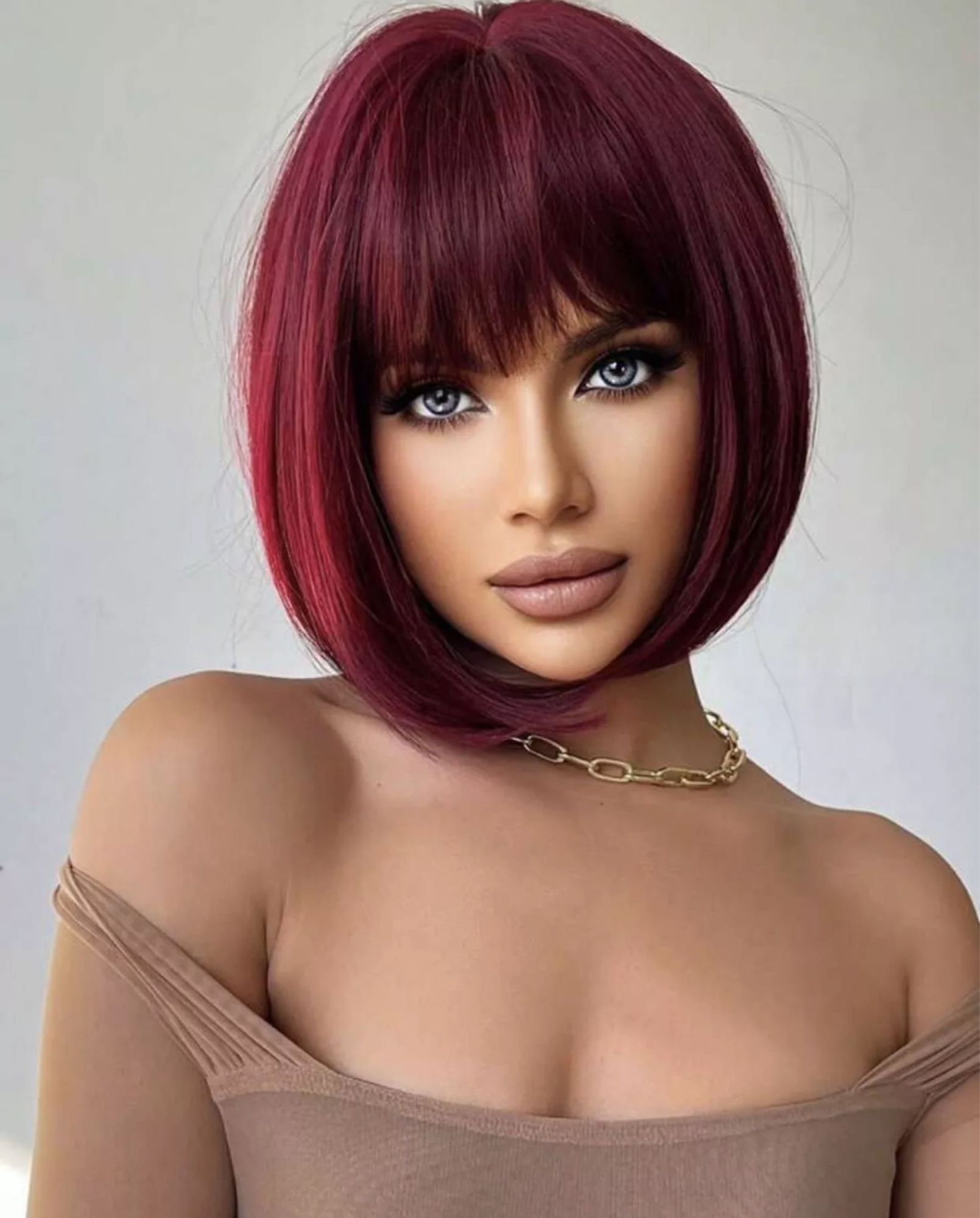 Cinnamon \u0026 cream layers. 🦊🤍 Spicy warmth meets soft contrast. #copperhair  #hairstyle, image size:1609x2000