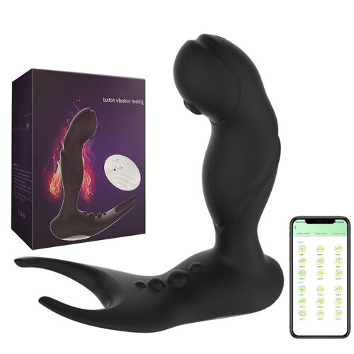 Vibromasseur De Massage De La Prostate Pour Homme, Perles De Rotation, Plug Anal, Retardateur D'éjaculation, En Silicone, Masturbateur Masculin, Jouets Sexuels Pour Hommes
