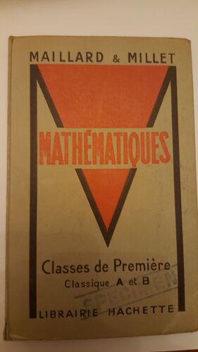 Mathématiques - Classes De Première