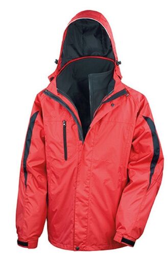 Parka 3 En 1 - Homme - Intérieur Softshell - R400m - Rouge